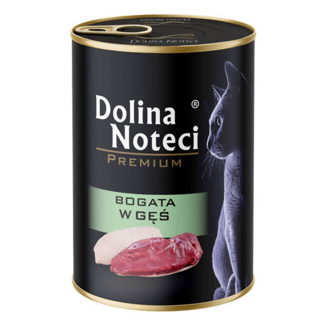 DOLINA NOTECI Premium Rich in goose - nassfutter für Katzen - 400g - foto 1