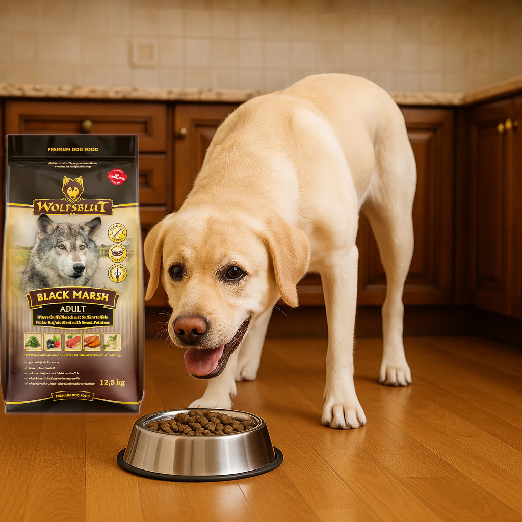 WOLFSBLUT Black Marsh Water buffalo - trockenfutter für Hunde - 12,5kg - foto 4