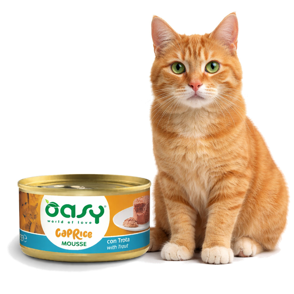 OASY Caprice Mousse Trout - nassfutter für Katzen - 85g - foto 3