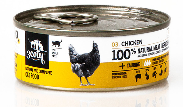 3COTY Chicken - nassfutter für Katzen - 80g - foto 9