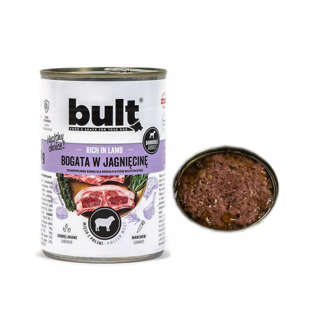 BULT Rich in lamb - Nassfutter für Hunde - 800 g - foto 3
