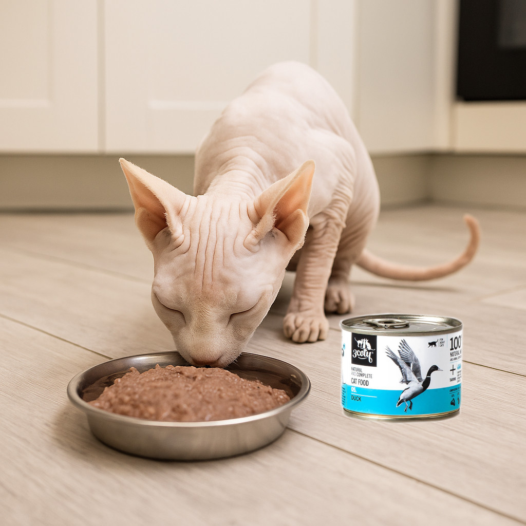3COTY 180. Duck - nassfutter für Katzen - 180g - foto 6