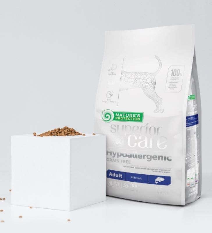 NATURE'S PROTECTION Superior Care Hypoallergenic Salmon - trockenfutter für Hunde - 10kg - foto 2