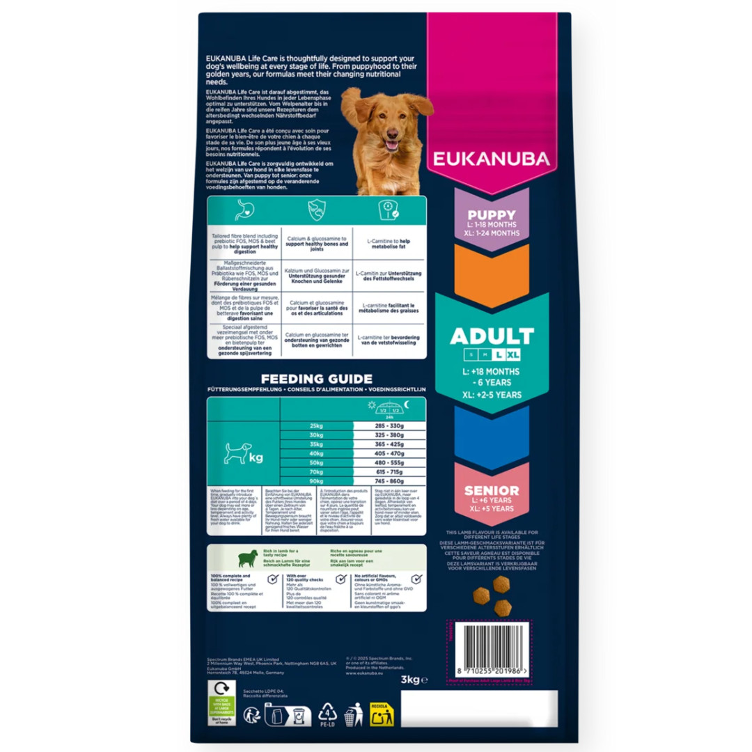 EUKANUBA Adult L XL Rich in lamb & rice - trockenfutter für Hunde - 12kg - foto 3