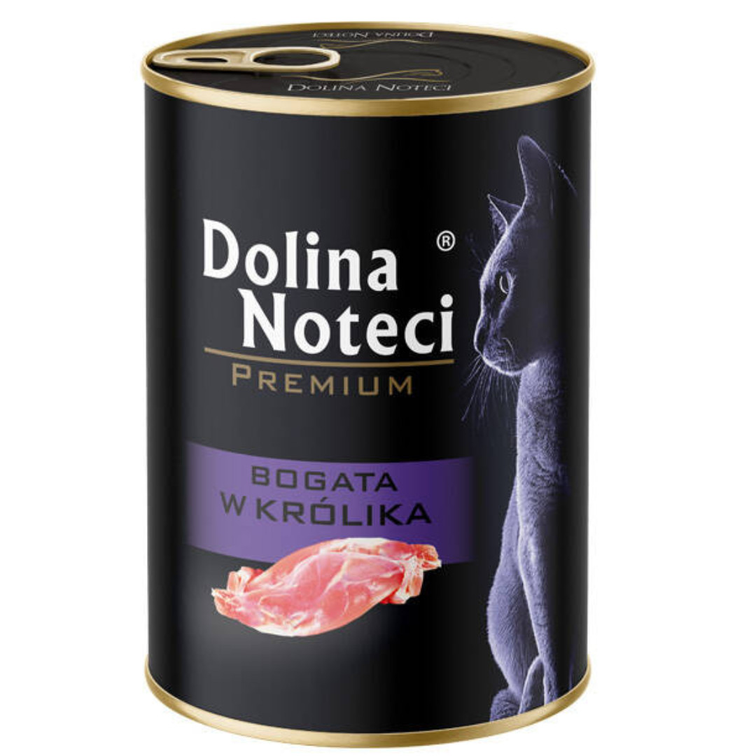 DOLINA NOTECI Premium Rich in rabbit - nassfutter für Katzen - 400g - foto 1
