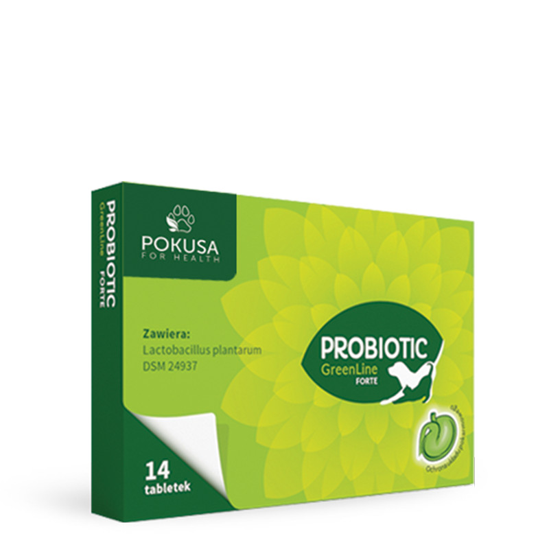 POKUSA Probiotic Forte GreenLine - probiotikum für hunde - 14 stück - foto 1