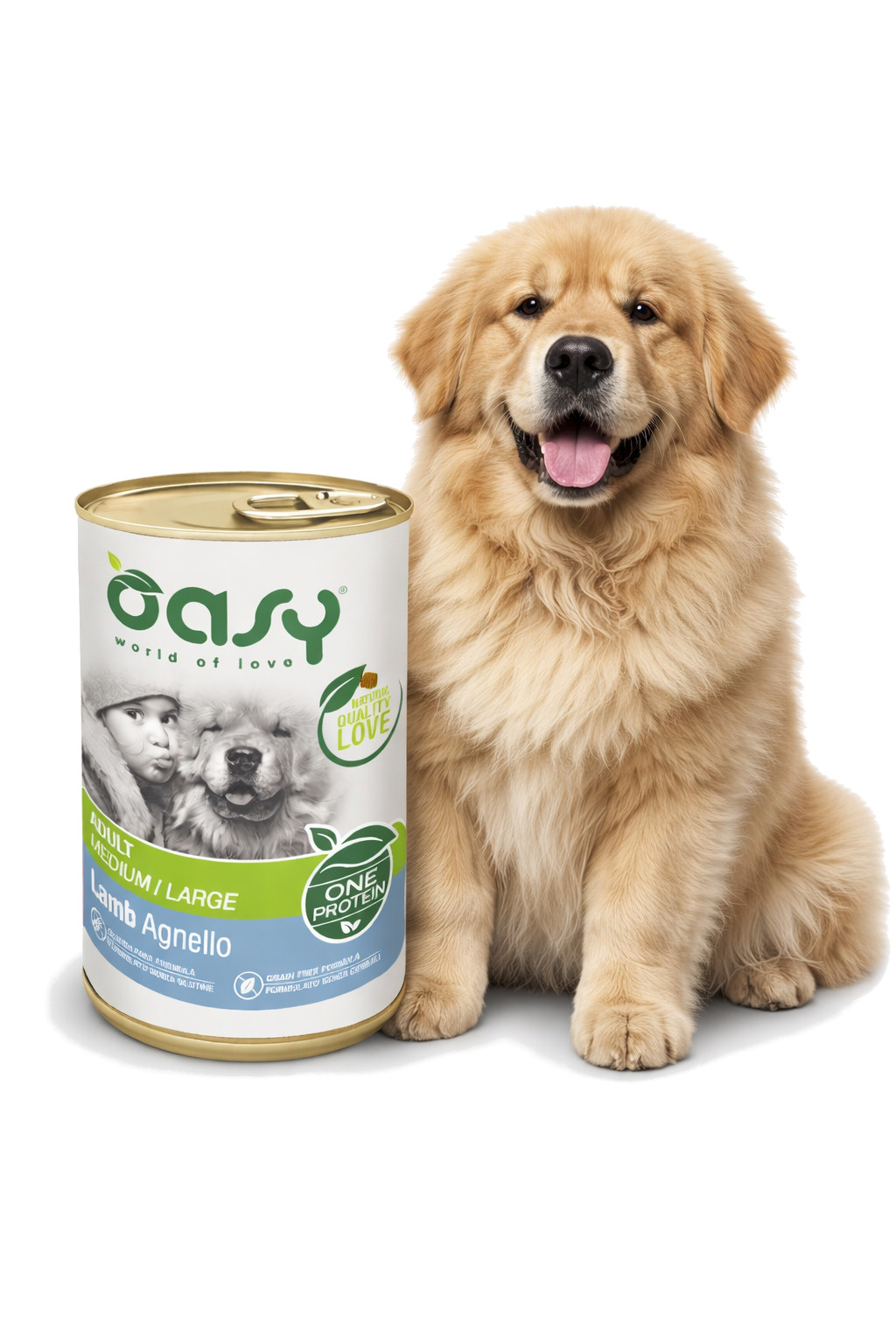 OASY One Protein Adult Medium/Large Lamb - Nassfutter für Hunde - 400g - foto 2