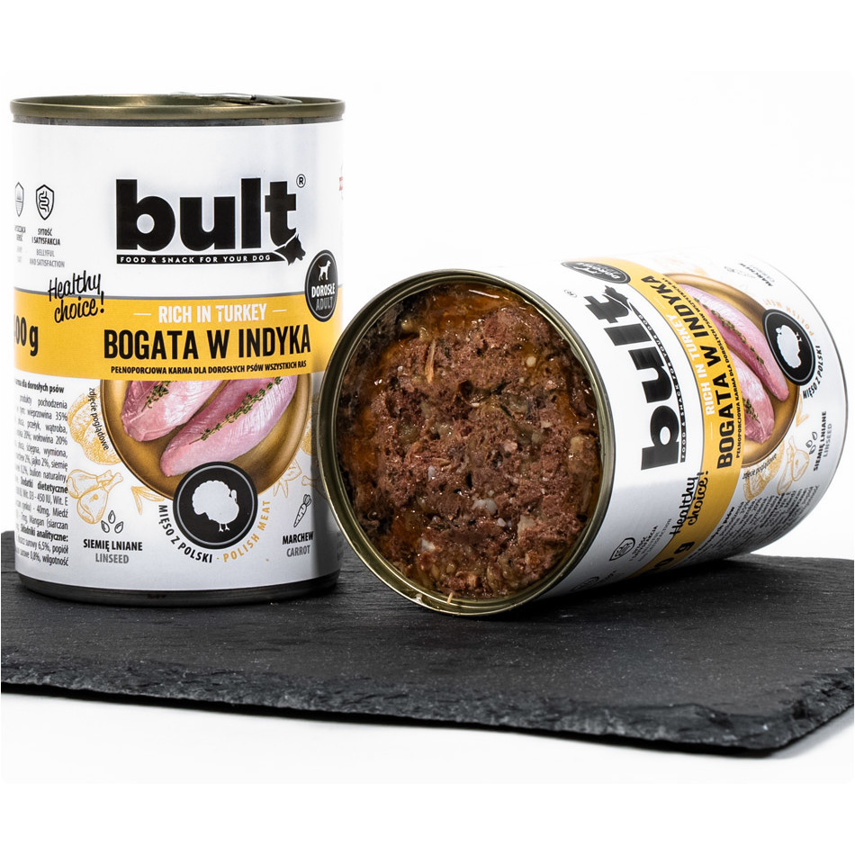 BULT Rich in turkey - Nassfutter für Hunde - 800 g - foto 1