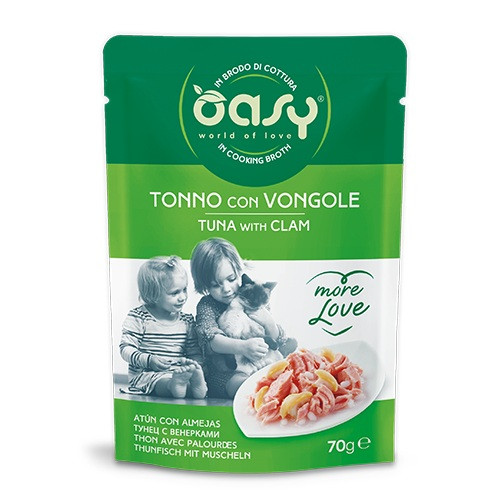 OASY More Love Tuna with clam - nassfutter für Katzen - 70g - foto 1