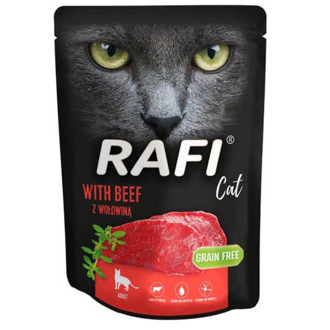 DOLINA NOTECI RAFI CAT Rind - Nassfutter für Katzen 300 g - foto 1