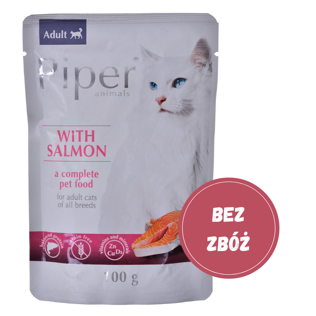 DOLINA NOTECI Piper with salmon - Nassfutter für Katzen - 100 g - foto 2