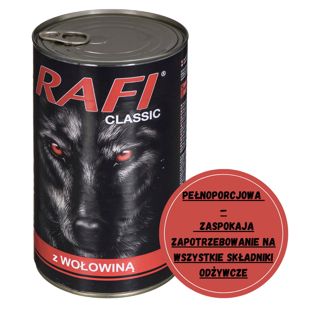 DOLINA NOTECI Rafi Classic mit Rindfleisch - Nassfutter für Hunde 1240 g - foto 2