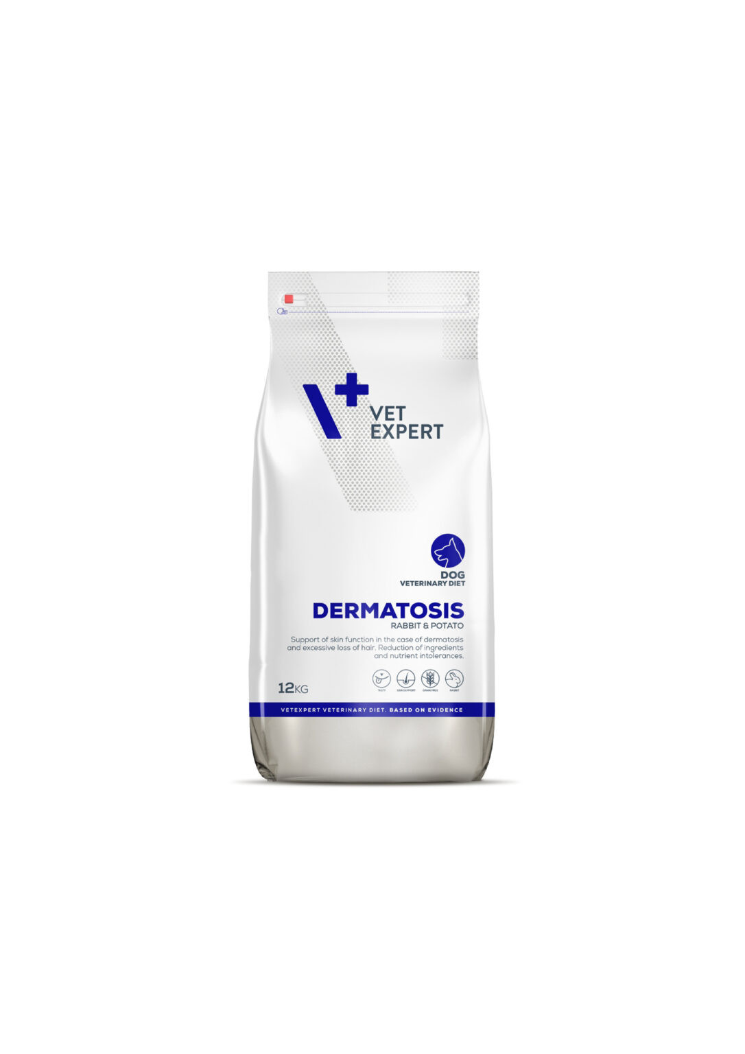 VET EXPERT Veterinary Diet Dermatosis Dog Kaninchen & Kartoffel - Trockenfutter für Hunde - 12 kg - foto 2