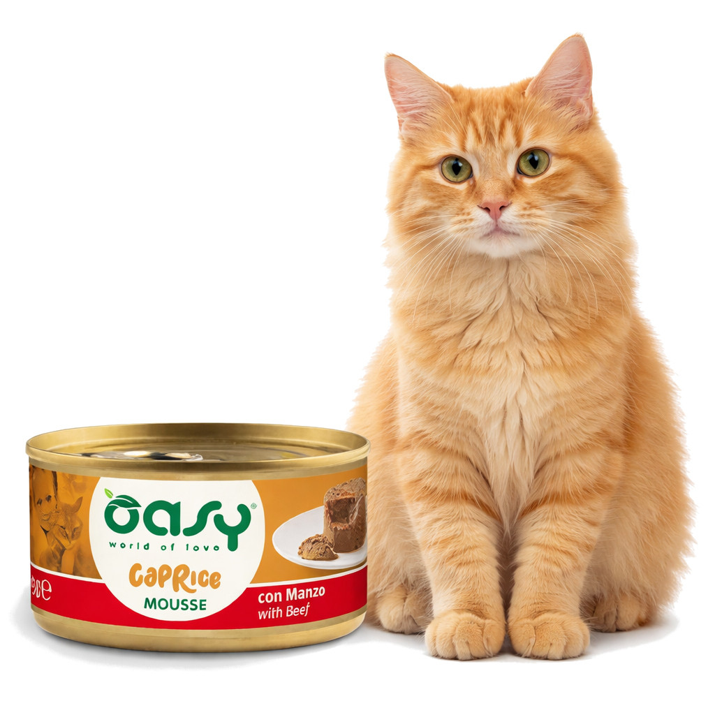 OASY Caprice Mousse Beef - nassfutter für Katzen - 85g - foto 3