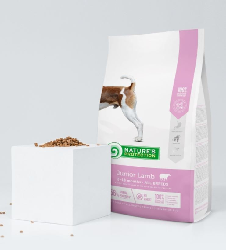 NATURE'S PROTECTION Junior Lamb - trockenfutter für Hunde - 7,5kg - foto 2