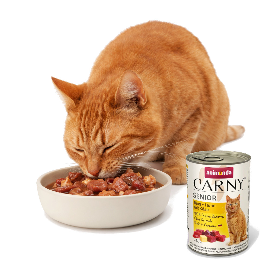 ANIMONDA Carny Senior Rind, Huhn mit Käse – Nassfutter für Katzen – 400 g - foto 3