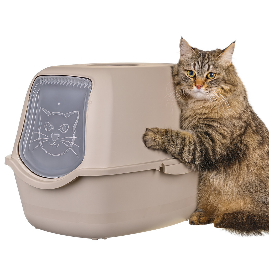 DIAMENTIQ BAYA cool beige - Katzentoilette - 55,5 x 40 x 38,7 cm - foto 6