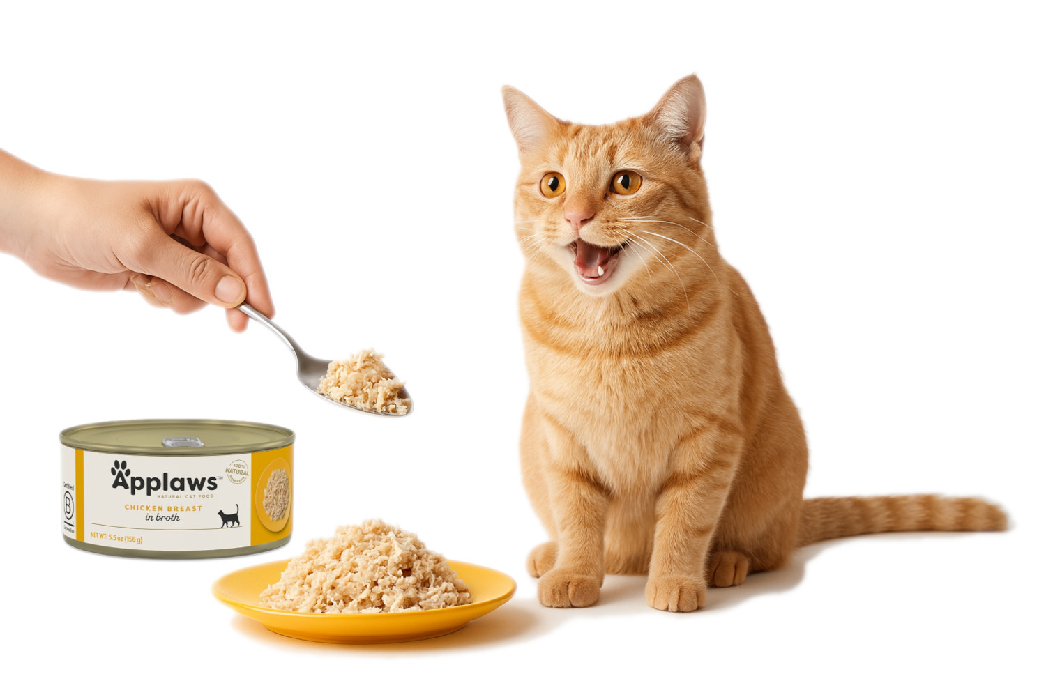 APPLAWS Chicken breast in broth - nassfutter für Katzen - 156g - foto 3