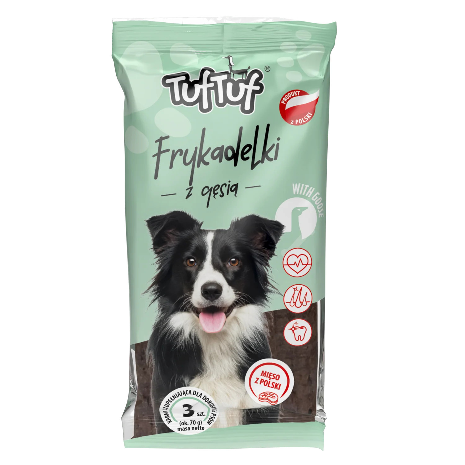 TUF TUF Meaty sticks with goose - leckerli für hunde - 70g - foto 3