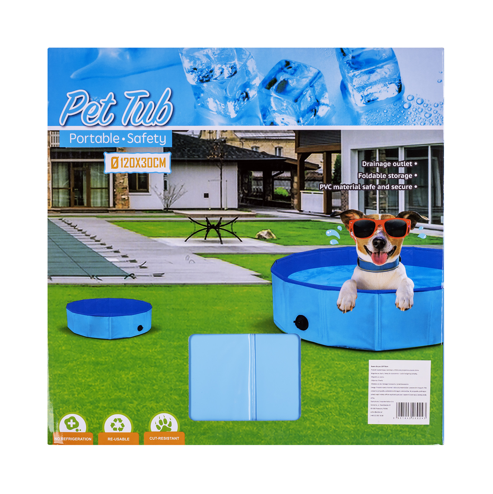DIAMENTIQ Sommer-Set: Pool 120x30 cm und Kühlmatte 90x50 cm - foto 2