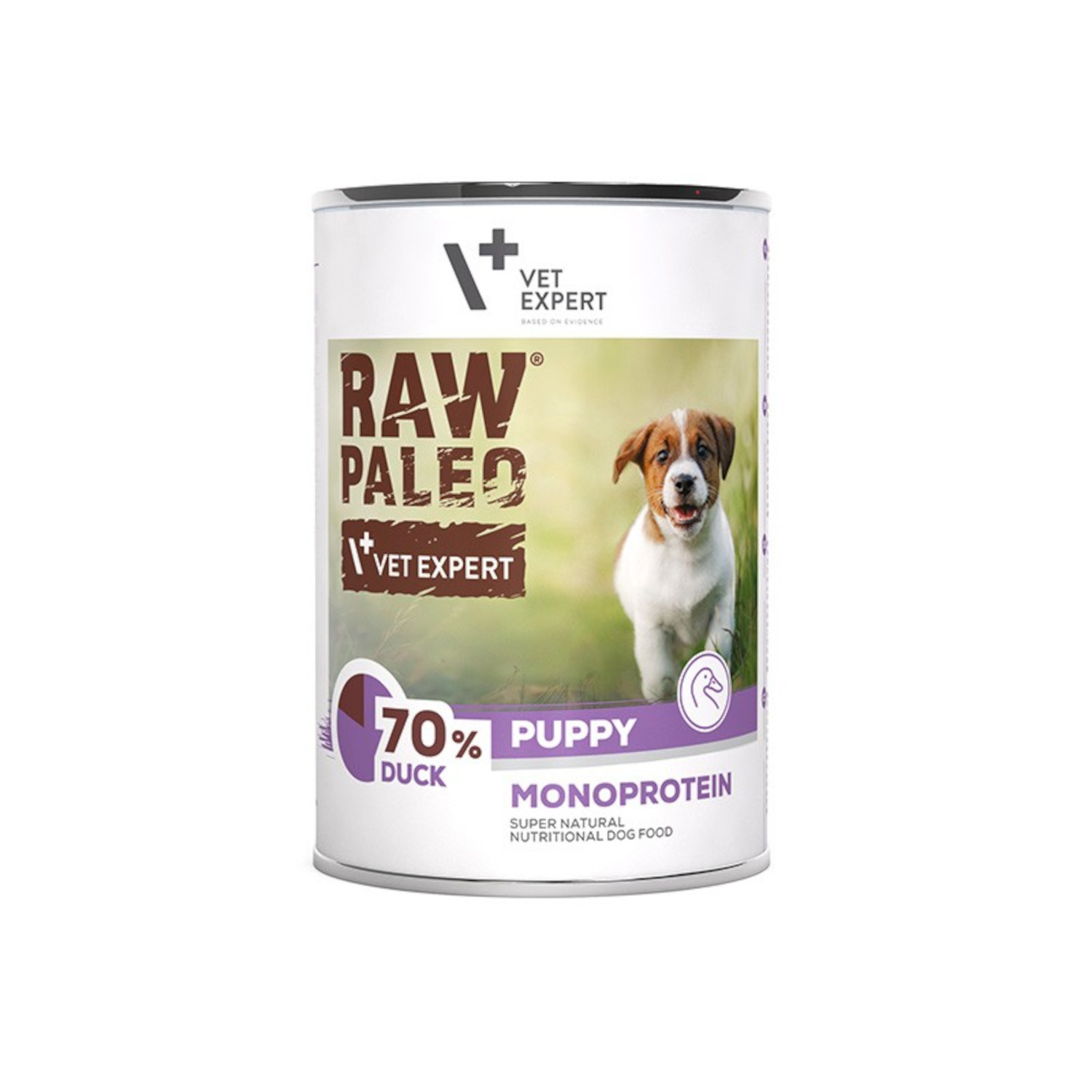 RAW PALEO Puppy Monoprotein Duck – Nassfutter für Welpen - 400 g - foto 2