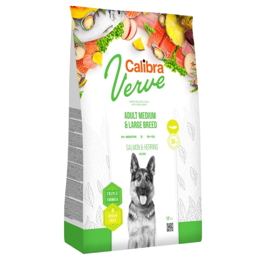 CALIBRA Verve Medium & Large Salmon and Herring - trockenfutter für Hunde - 12kg - foto 1