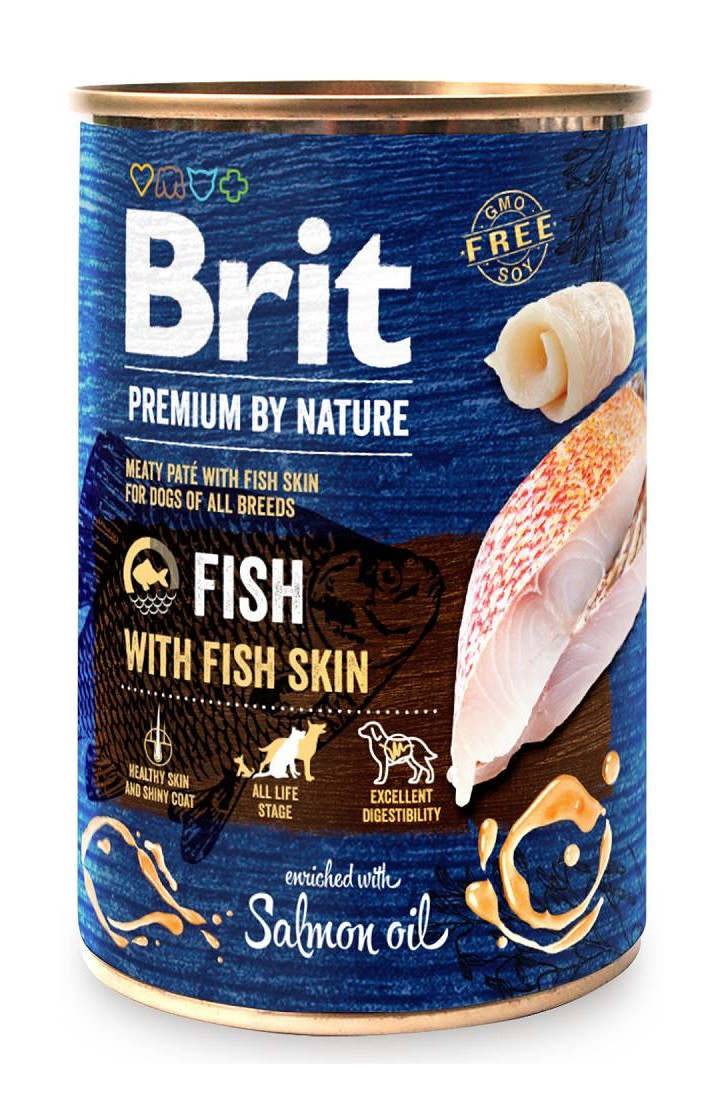 BRIT Premium by nature Fish with fish skin - Nassfutter für Hunde - 400g - foto 2