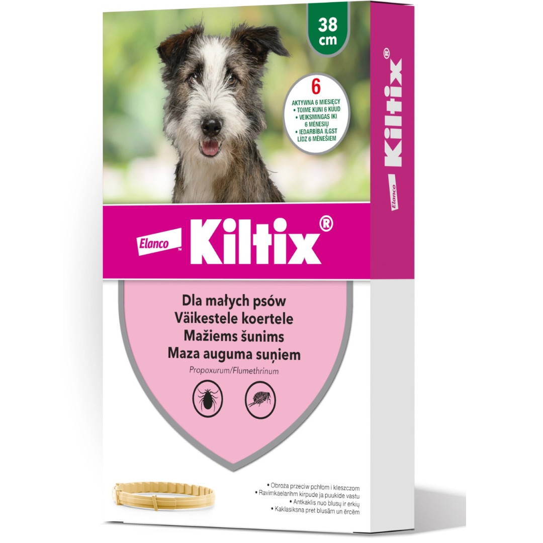 ELANCO Kiltix Floh- und Zeckenhalsband für Hunde - S - foto 1