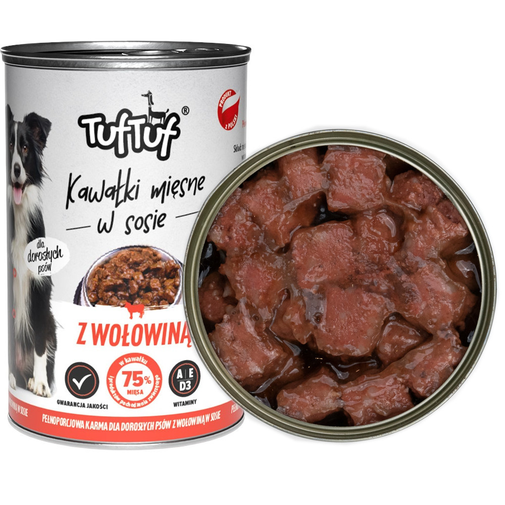 TUF TUF Meatballs MIX 4 Flavours - Nassfutter für Hunde - 24x1250g - foto 10