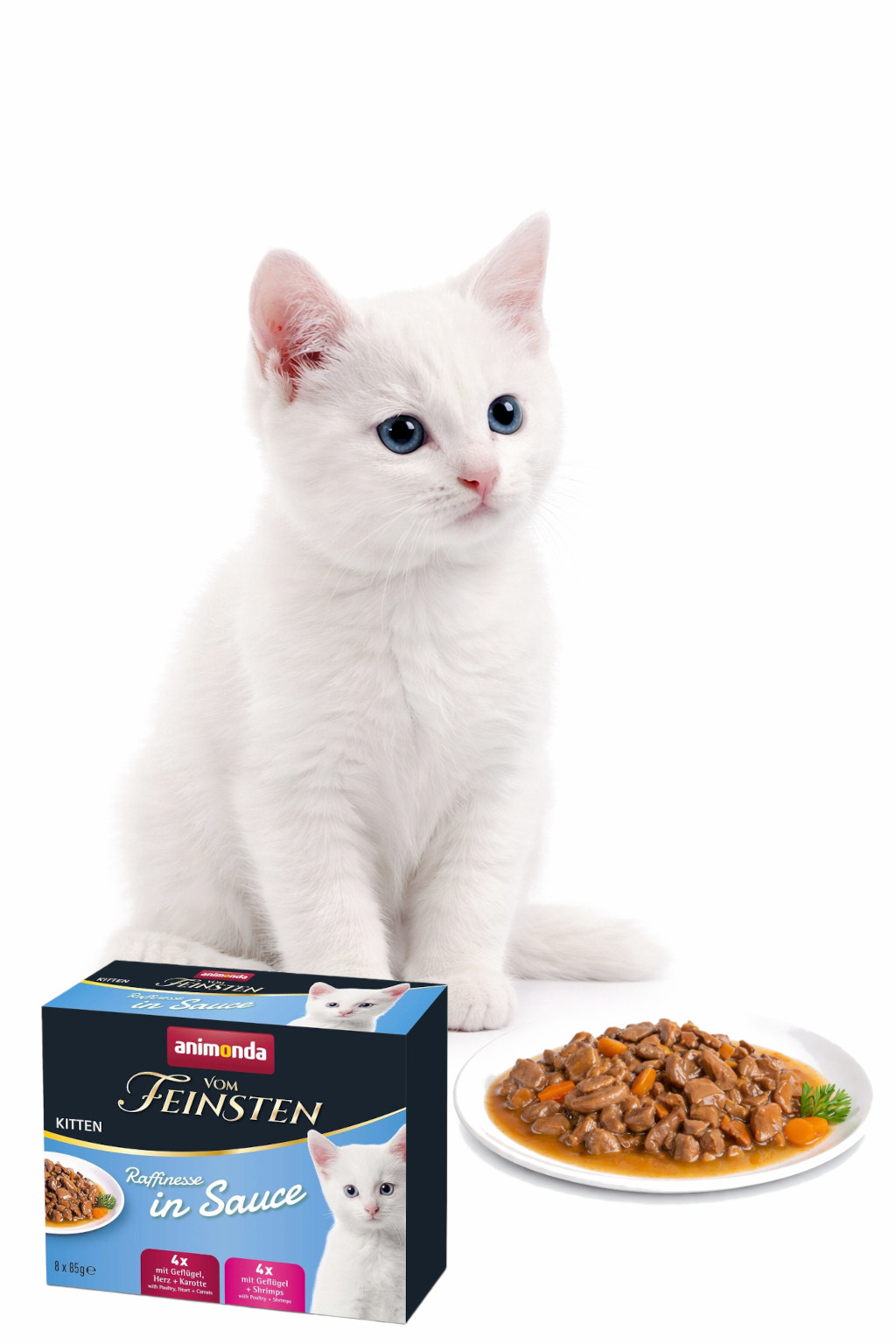 ANIMONDA Vom Feinsten Kitten Raffinesse in sauce - nassfutter für Katzen - 8x85g - foto 3