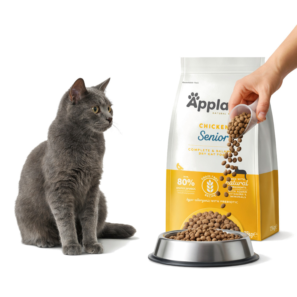 APPLAWS Senior Chicken - trockenfutter für Katzen - 7,5kg - foto 3