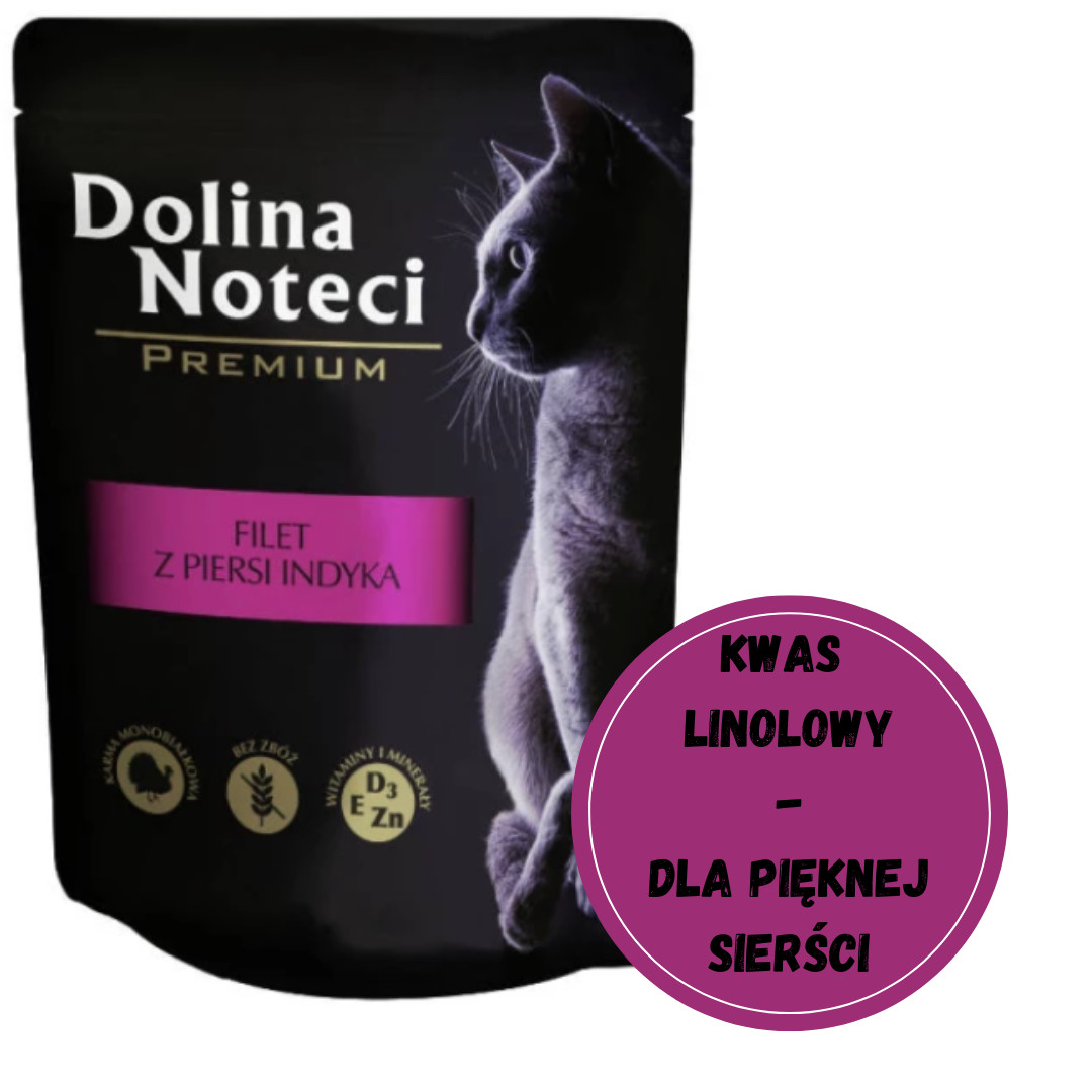  DOLINA NOTECI Premium Putenbrustfilet mit Bratensoße - Katzen Nassfutter - 85 g - foto 2