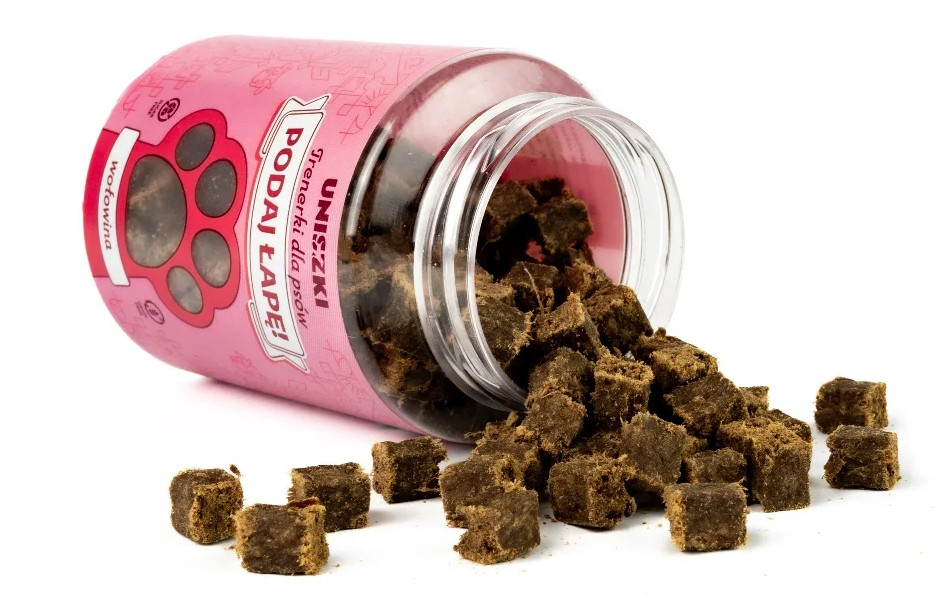 UNISZKI Trainingsleckerlis Podaj łapę MIX Sorten - Hundesnack - 10x210g - foto 35