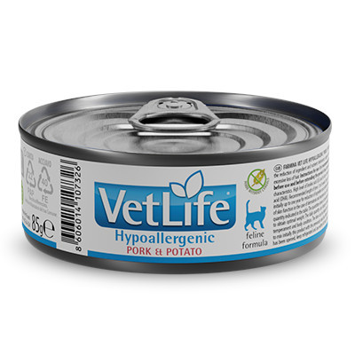 FARMINA Vet Life Hypoallergenic Pork & Potato - Nassfutter für Katzen - 85 g - foto 4