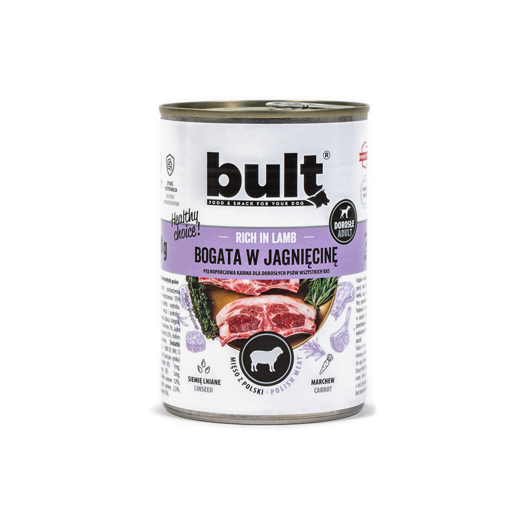 BULT Rich in lamb - Nassfutter für Hunde - 400 g - foto 2