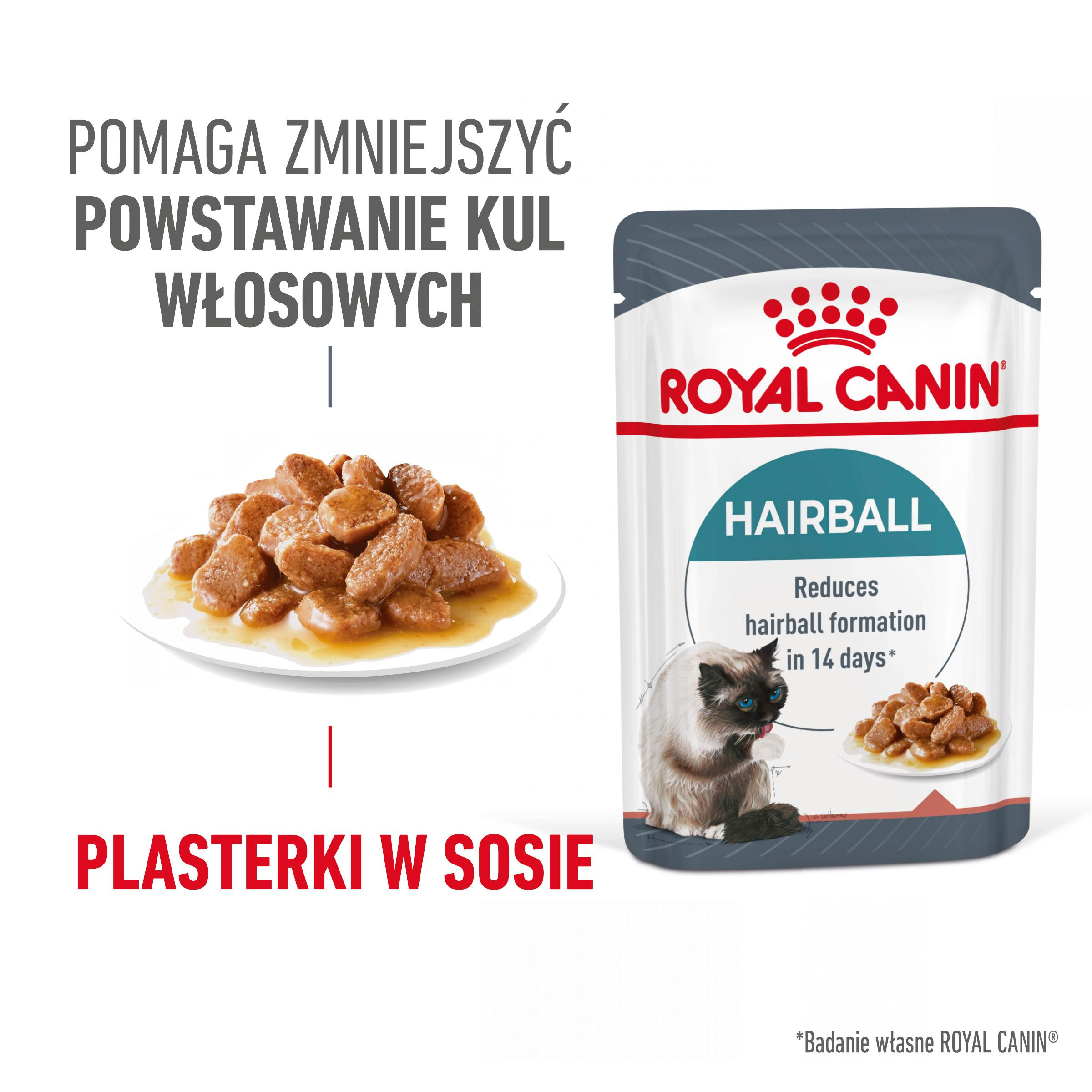 ROYAL CANIN FCN Hairball Care Stückchen in Soße - Nassfutter für Katzen - 12x85 g - foto 7