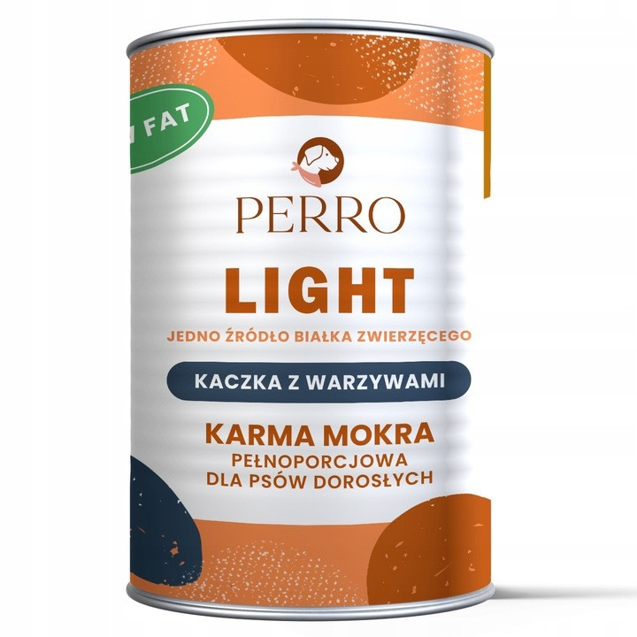 PERRO Light Duck with vegetables - Nassfutter für Hunde - 400g - foto 1