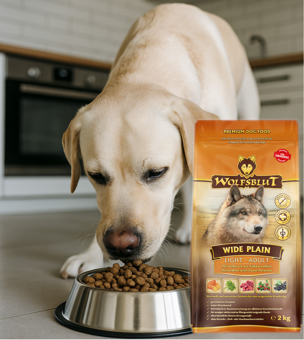 WOLFSBLUT Wide Plain Light Horse with sweet potatoes - trockenfutter für Hunde - 2kg - foto 4