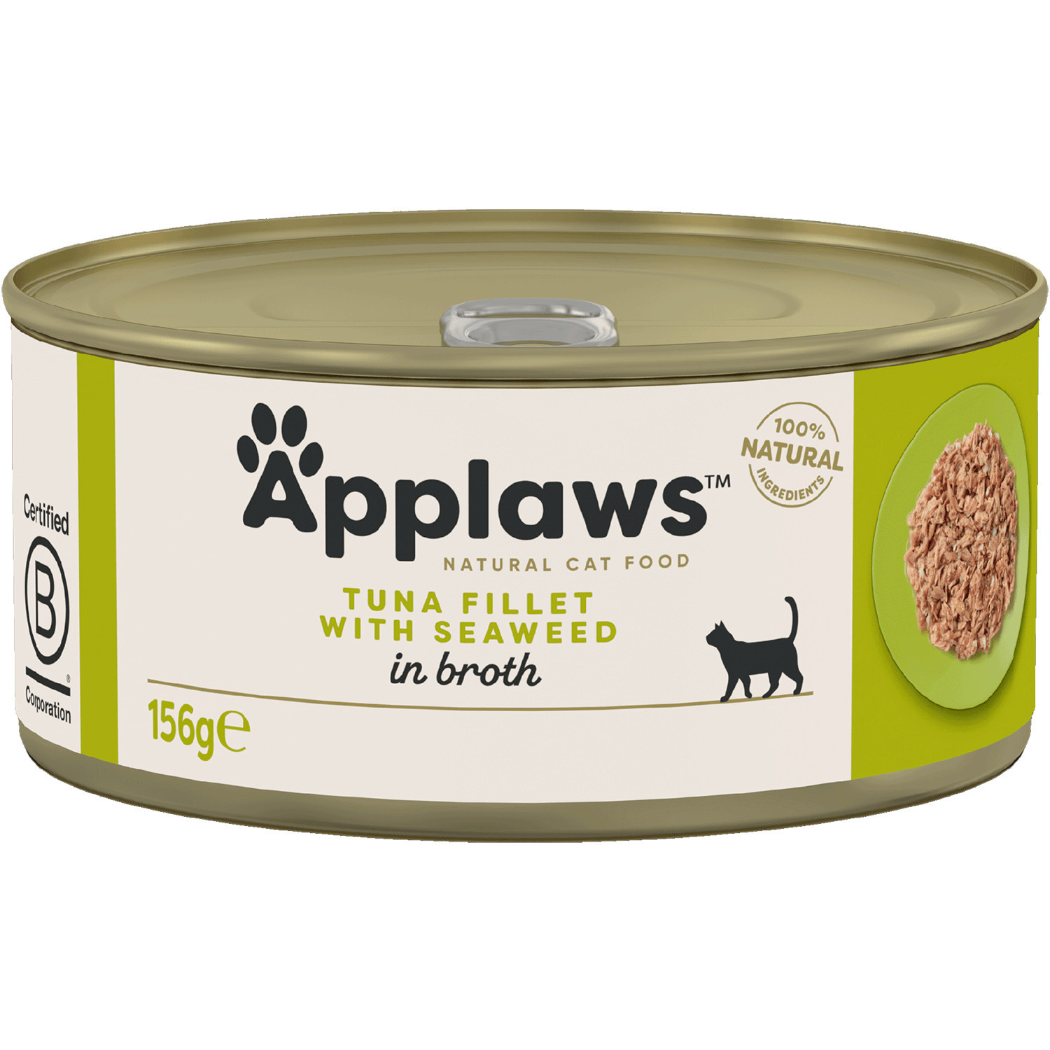 APPLAWS Tuna Fillet with Seaweed in Broth - nassfutter für Katzen - 70g - foto 2