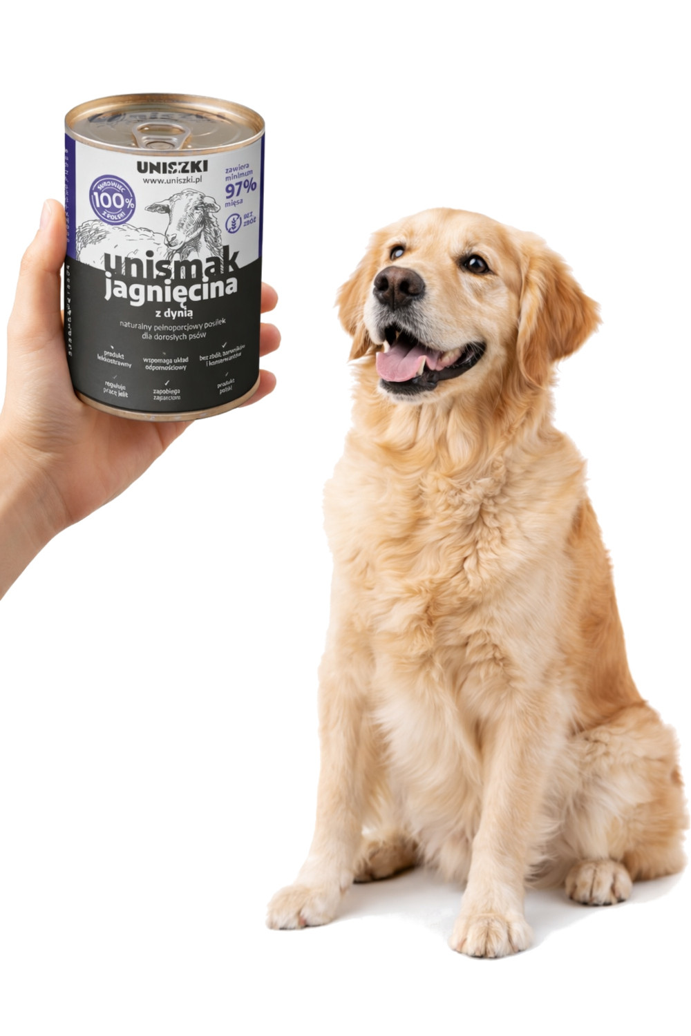 UNISZKI UNIsmak Lamb with pumpkin - Nassfutter für Hunde - 400g - foto 3