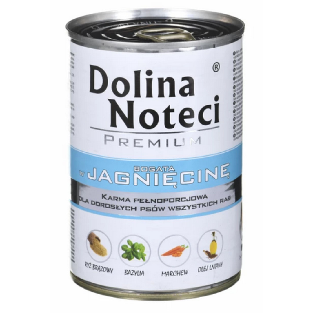DOLINA NOTECI Premium Reich an Lamm - Nassfutter für Hunde - 400 g - foto 1