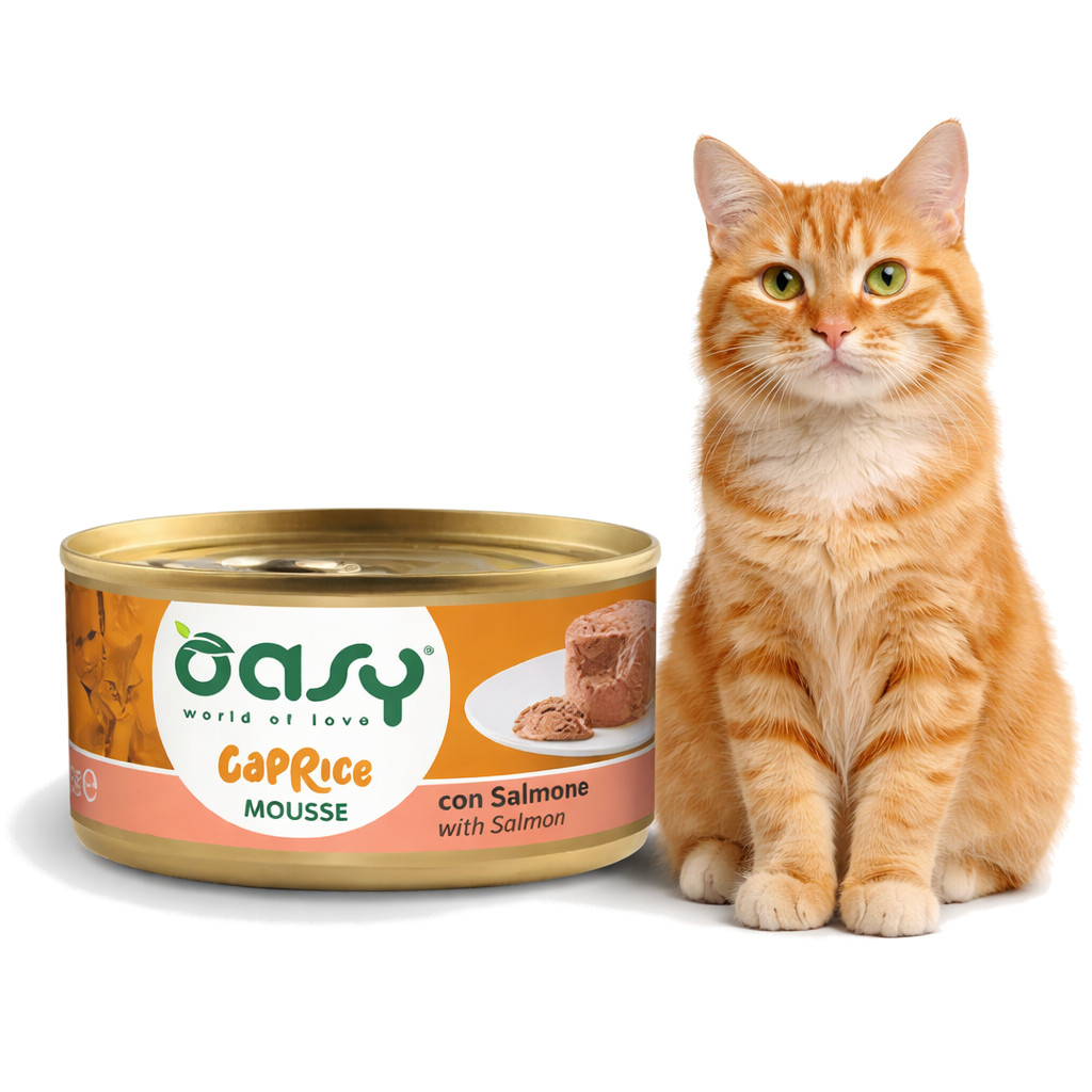 OASY Caprice Mousse Salmon - nassfutter für Katzen - 85g - foto 3