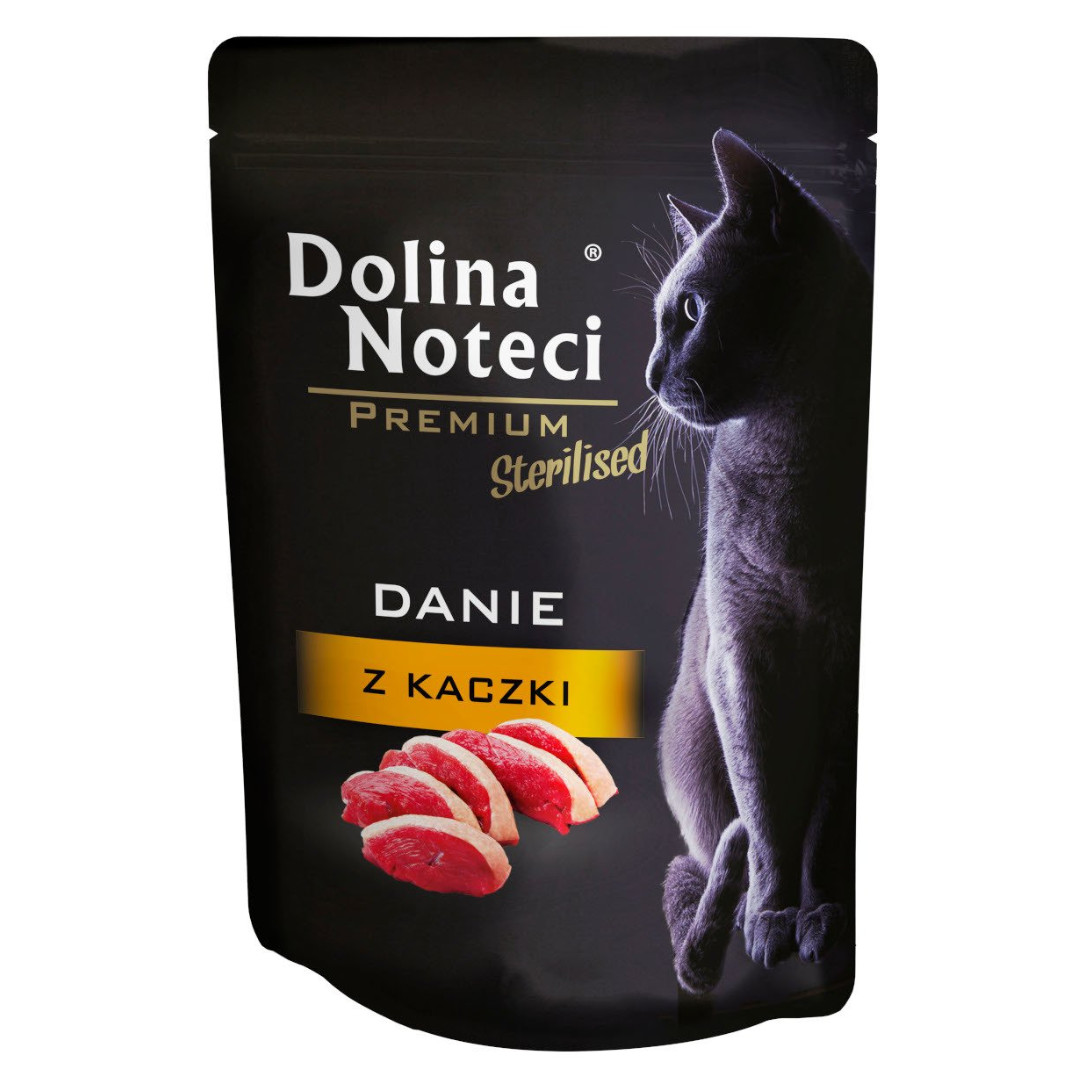 Dolina Noteci Premium Sterilised Entengericht - Nassfutter für sterilisierte Katzen - 85g - foto 1