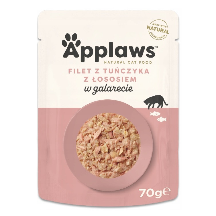 APPLAWS Cat Tuna MIX in Brühe und Gelee - Katzennassfutter - 10x70g - foto 1