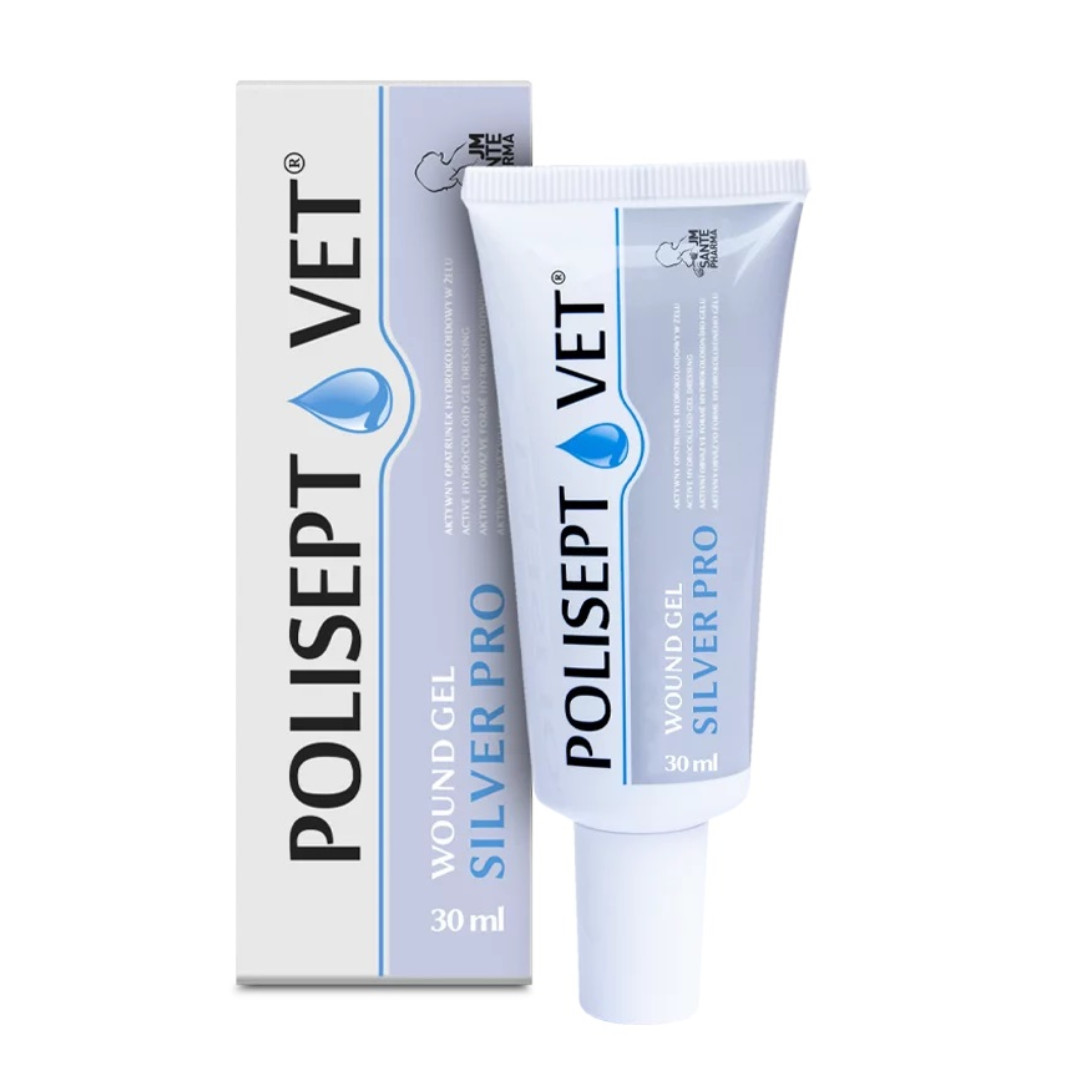 JM SANTE Polisept Vet Wound gel Silver Pro - gelverband für hunde und katzen – 30 ml - foto 3