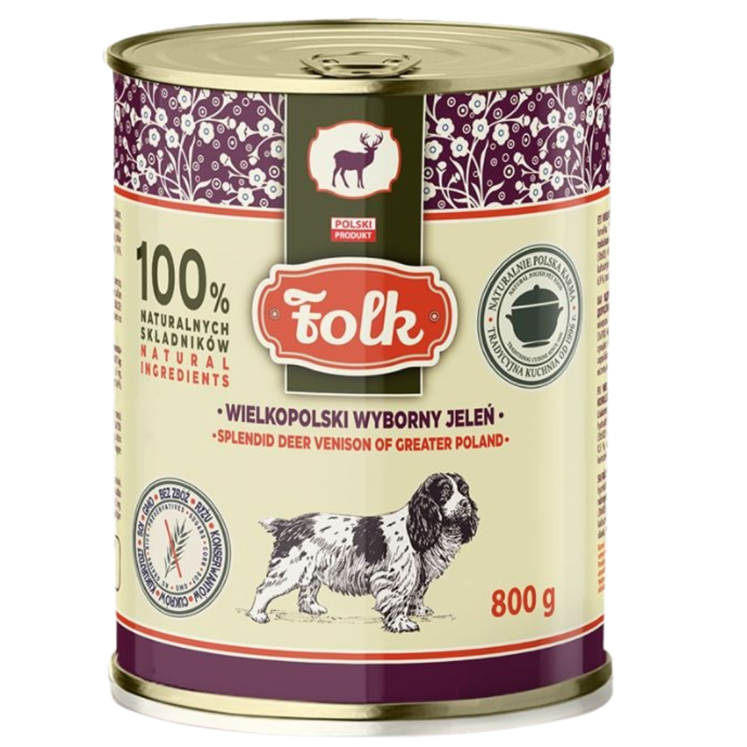FOLK MIX 3 Geschmacksrichtungen – Nassfutter für Hunde – 6x800g - foto 5