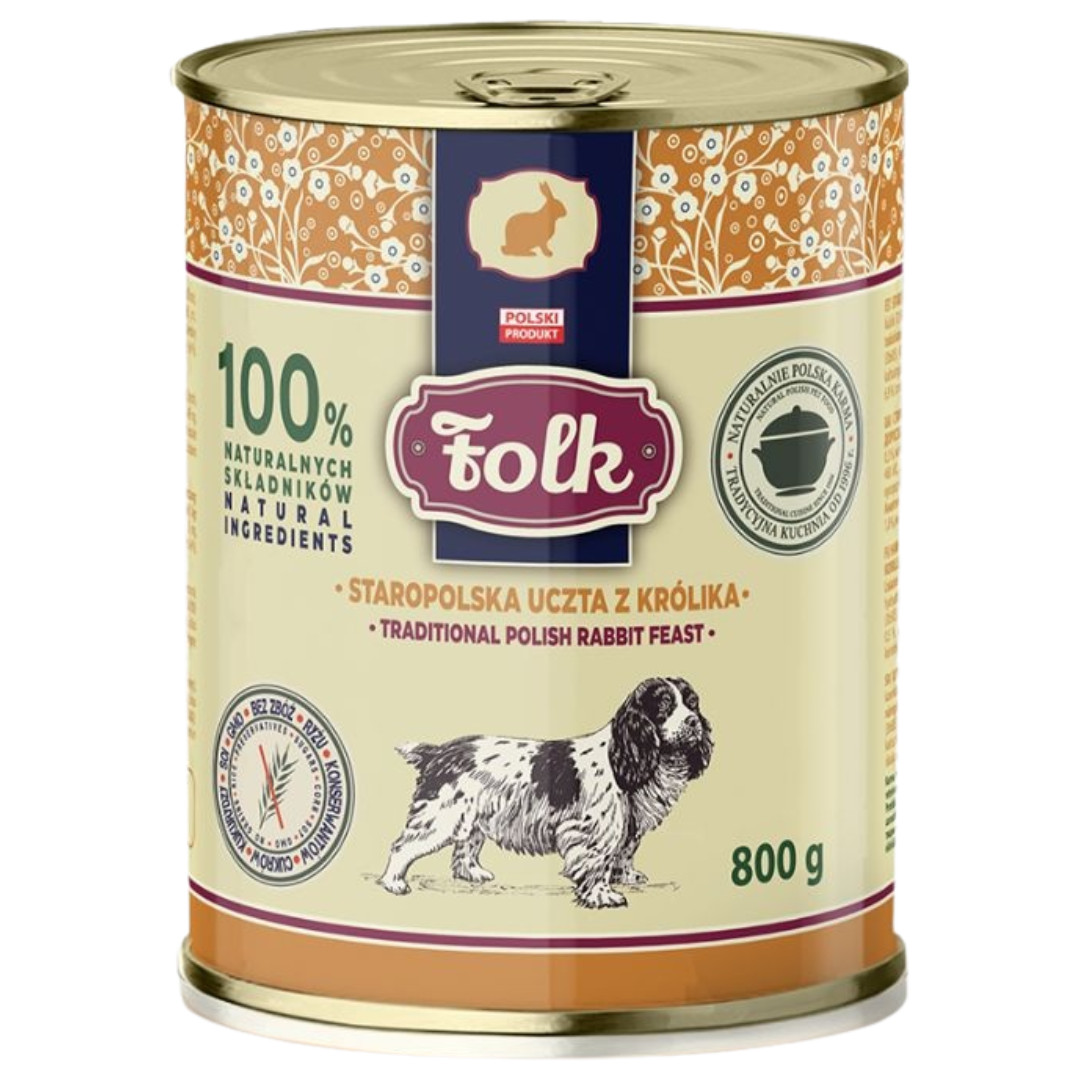 FOLK MIX 3 Geschmacksrichtungen – Nassfutter für Hunde – 6x800g - foto 1