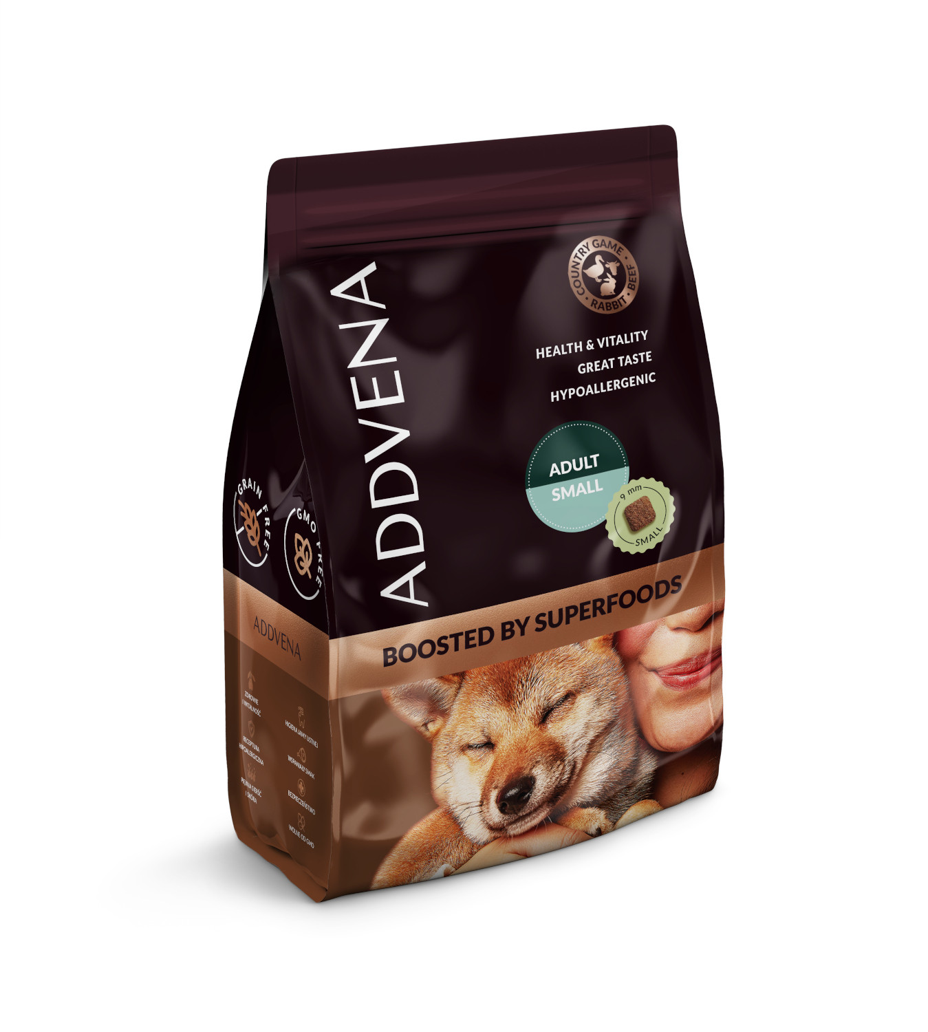 ADDVENA Boosted by superfoods Adult Small Beef - trockenfutter für Hunde - 2,5kg - foto 2