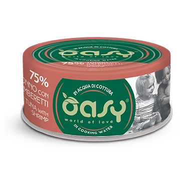 OASY More Love Tuna with shrimp - nassfutter für Katzen - 70g - foto 1