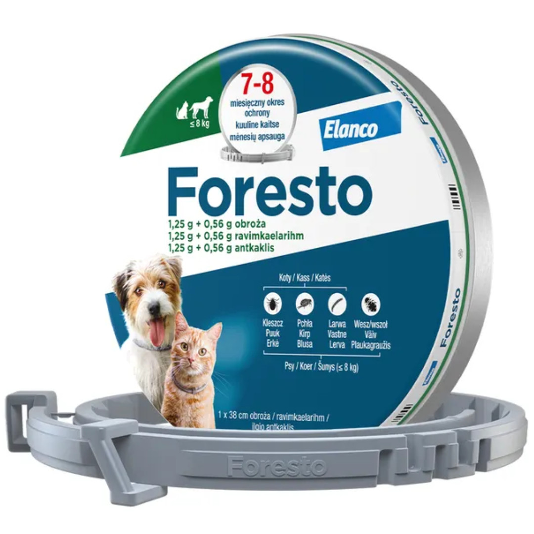 ELANCO Foresto Halsband für Katzen und Hunde unter 8 kg - foto 2